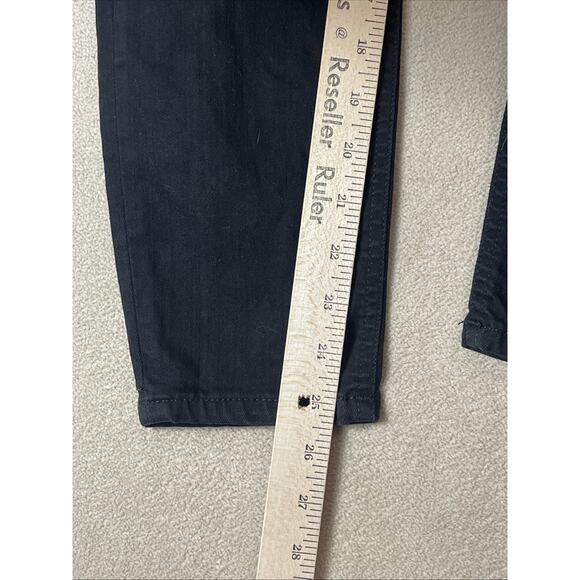 Acne‎ Studios Jeans Womens 29/30 Black Skinny 5 Pockets Mid Rise Stretch Denim - Picture 10 of 12